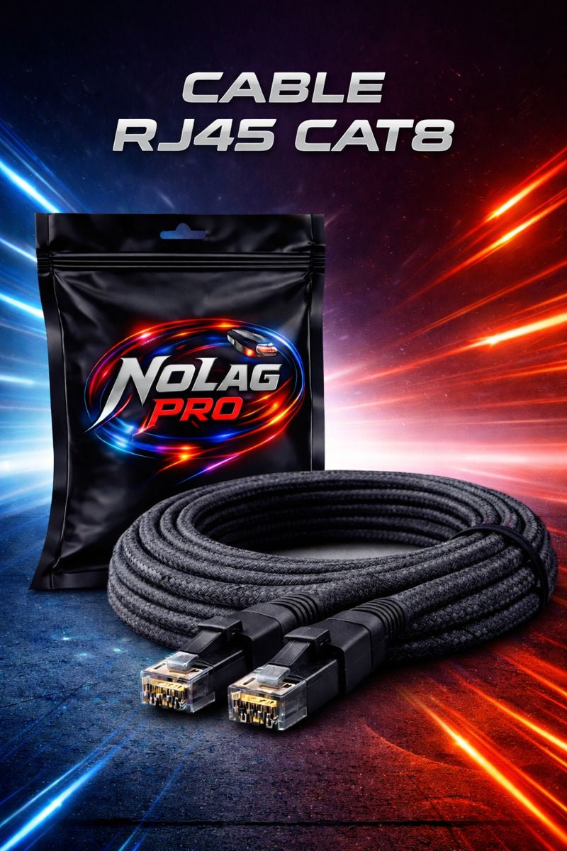 RJ45 CAT8 NoLag Pro – Connexion ultime